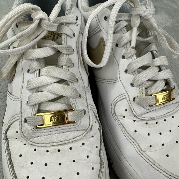 Nike Air Force 1 Essential White Beige Women’s Size 7.5 US - CZ0270-105 Sneakers - Picture 8 of 14